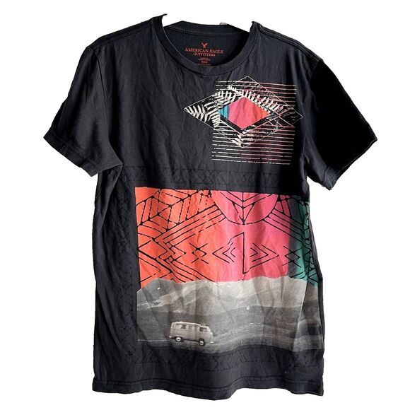 American Eagle Outfitters Tshirt M Short Sleeve Camper Road Trip Van Life - Picture 4 of 8